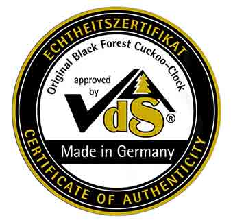 certificate of authenticity german Cuckoo Clock